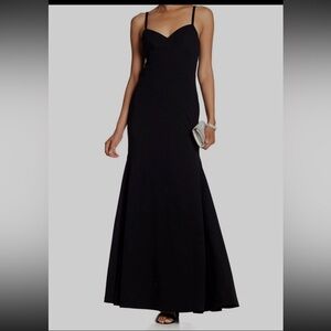 Vera Wang Black Maxi Dress